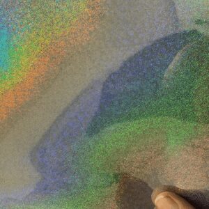 HYPERFLEX 4 MIL HOLOGRAPHIC GALAXY PERMANENT ADHESIVE VINYL 54"x150'