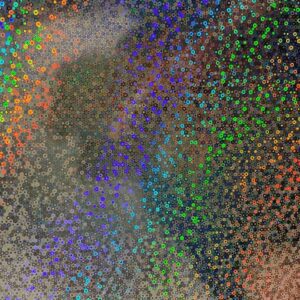 HYPERFLEX 4 MIL HOLOGRAPHIC BUBBLES PERMANENT ADHESIVE VINYL 54"x150'