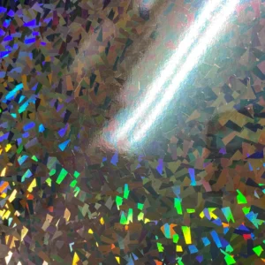 HYPERFLEX 4 MIL HOLOGRAPHIC CRYSTALS PERMANENT ADHESIVE VINYL 54"x150'